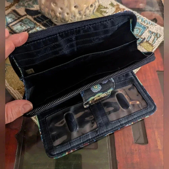 Vera Bradley Turn Lock Wallet - Picture 9 of 11